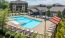 Aerial view of swimming pool and sundeck